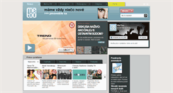 Desktop Screenshot of nove.metoo.sk